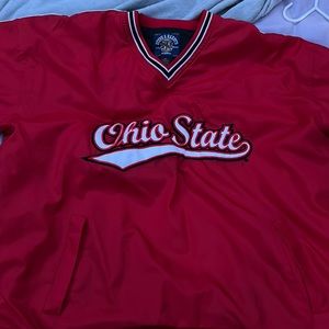 Ohio state rain coat/ windbreaker